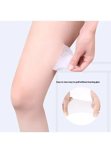 012 10Pcs Thigh Inner Anti-Chafing Stickers Invisible Knee Calf TPU Adhesive Patches