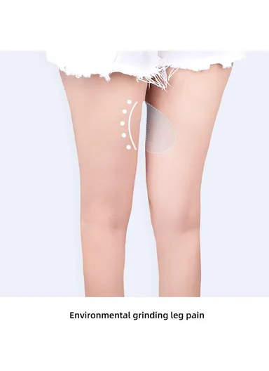 012 10Pcs Thigh Inner Anti-Chafing Stickers Invisible Knee Calf TPU Adhesive Patches
