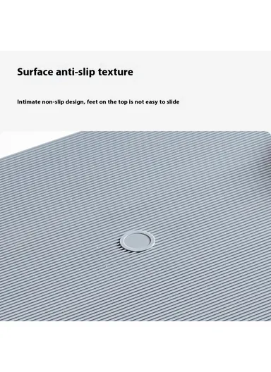 Ergonomic Footrest Office Desk Height Adjustable Sofa Foot Rest Pad for Work Home - Black