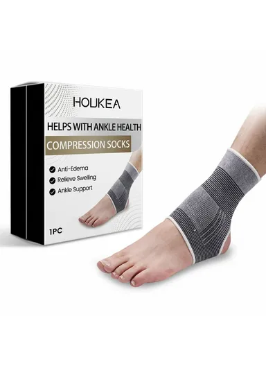 1Pc Foot Care Socks Compression Support for Circulation Improvement / Ankle Protection  HK-B05-0048-01 