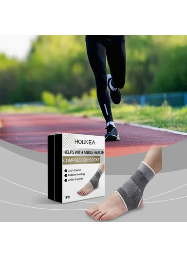 1Pc Foot Care Socks Compression Support for Circulation Improvement / Ankle Protection  HK-B05-0048-01 