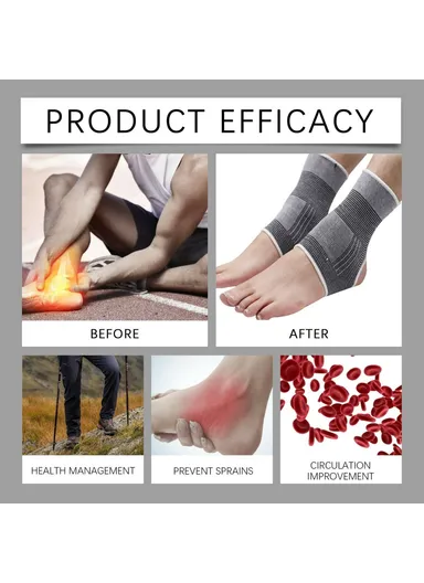 1Pc Foot Care Socks Compression Support for Circulation Improvement / Ankle Protection  HK-B05-0048-01 