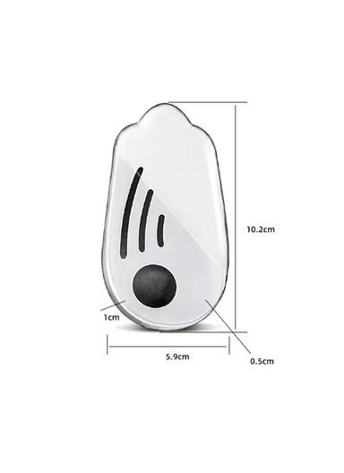 011 1 Pair Magnetic O / X Shape Leg Correction Heel Pad Soft Gel Shock Absorbing Heel Mat, L Size