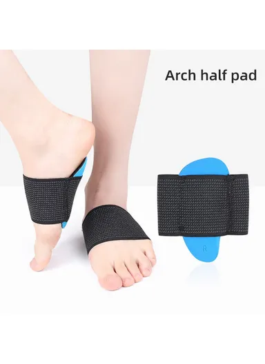 065 Elastic Arch Support Brace EVA Sports Arch Sleeve for Flat Feet Plantar Fasciitis Relief - Adult
