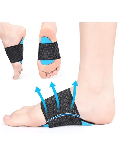 065 Elastic Arch Support Brace EVA Sports Arch Sleeve for Flat Feet Plantar Fasciitis Relief - Adult