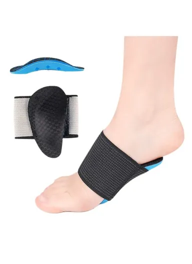 065 Elastic Arch Support Brace EVA Sports Arch Sleeve for Flat Feet Plantar Fasciitis Relief - Adult