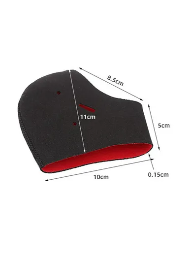 1 Pair Heel Cushions Protector Ankle Support Warm Heel Sleeve with Holes