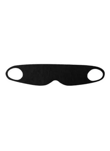Sleep Eye Mask Lightweight Ear Hanging Eye Cover for Eye Fatigue Relief Travel Nap Time - Black