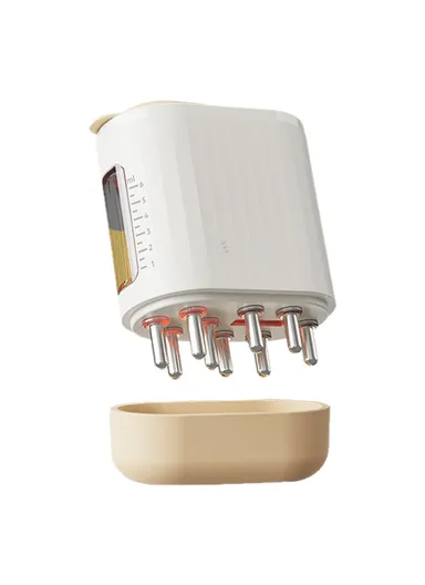  Red Light Therapy Scalp Massager Electric Hair Growth, Liquid Applicator Rollerball Massage Comb 2213