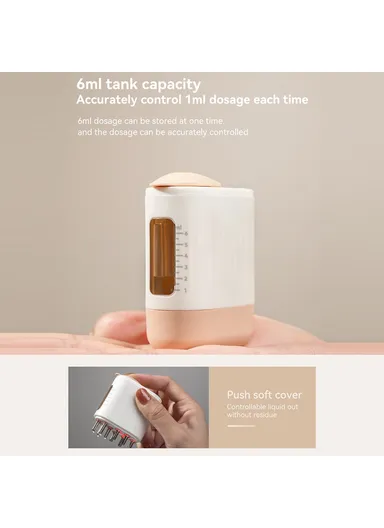  Red Light Therapy Scalp Massager Electric Hair Growth, Liquid Applicator Rollerball Massage Comb 2213