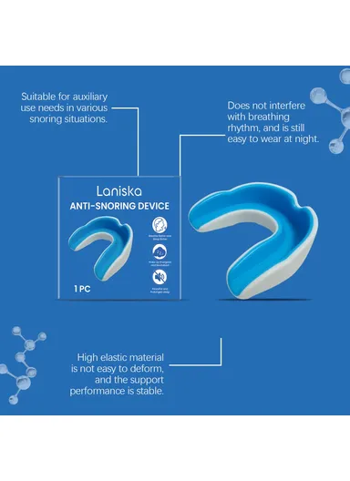 Anti Snoring Device Gentle Sleep Aid Comfortable Nighttime Breathing Support LA-B07-0047-01 