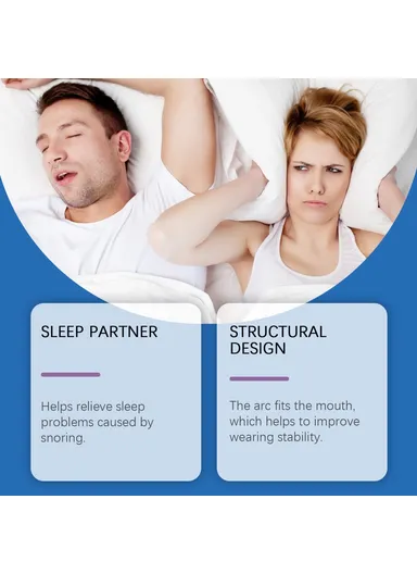 Anti Snoring Device Gentle Sleep Aid Comfortable Nighttime Breathing Support LA-B07-0047-01 