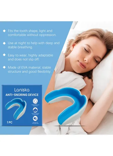 Anti Snoring Device Gentle Sleep Aid Comfortable Nighttime Breathing Support LA-B07-0047-01 