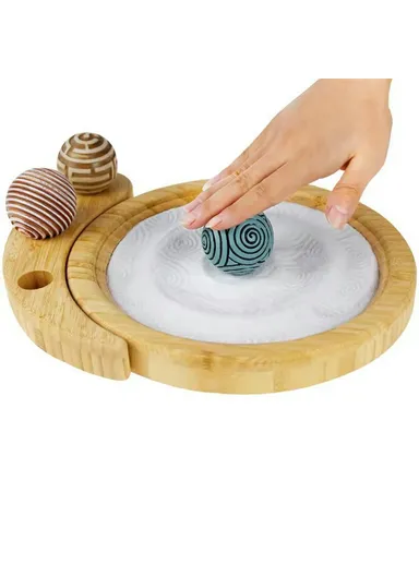 Miniature Landscape Sand Tray Zen Garden Office Home Desk Decoration for Yoga Meditation
