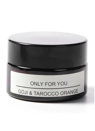 Creative Soy Wax Aromatherapy Candle with Glass Bottle Scented Candle Valentine Day Gift - Goji &amp; Tarocco Orange