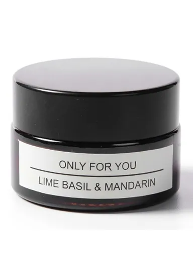 Creative Soy Wax Aromatherapy Candle with Glass Bottle Scented Candle Valentine Day Gift - Lime Basil &amp; Mandarin