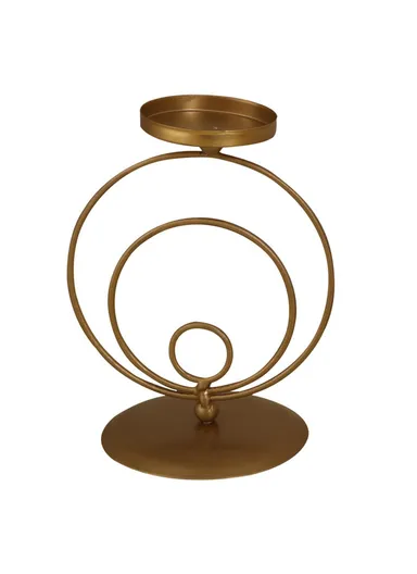 Metal Art Tealight Candle Holder Decorative Centerpiece Aromatherapy Candlestick Iron Stand