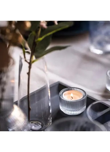 100Pcs Unscented Candles Smokeless 4-Hour Burn Time Round Candles with Aluminum Cup