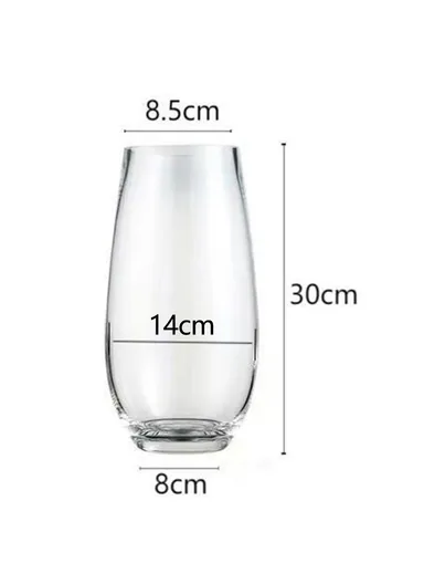 Minimalist Glass Vase Living Room Bedroom Home Decor Water Plant Flower Vase