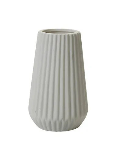 Creative White Ceramic Flower Vase Decorative Ornament Home Floral Arrangement Container