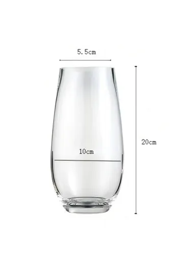 Minimalist Glass Vase Living Room Bedroom Home Decor Water Plant Flower Vase