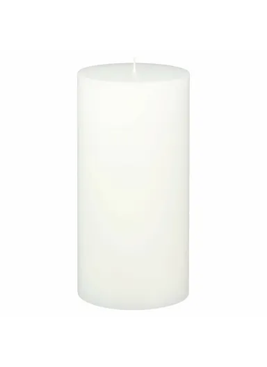 Classic White Flat Top Pillar Candle Unscented Dinner Table Decorative Candle for Home Lighting Party Emergency