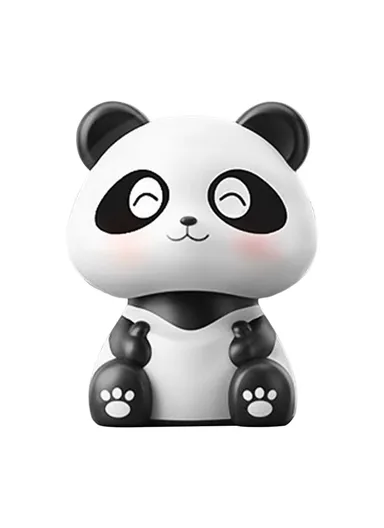 Solar Powered Panda Ornament Auto Nodding Creative Car Dashboard Ornament Home Decor - 226B