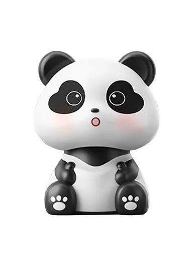 Solar Powered Panda Ornament Auto Nodding Creative Car Dashboard Ornament Home Decor - 226A
