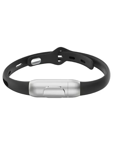 Essential Oil Mosquito Repellent Bracelet Insect Protection Silicone Wristband F5 - Black