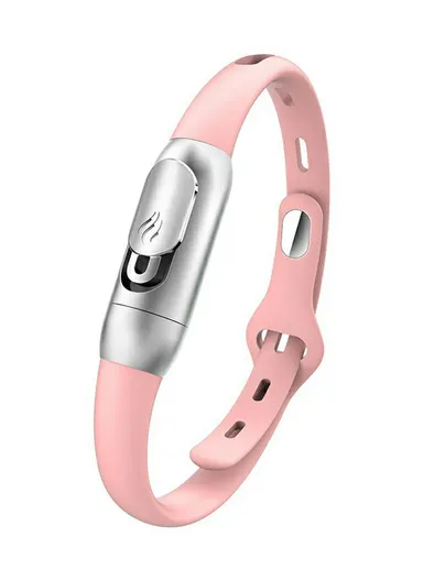 Essential Oil Mosquito Repellent Bracelet Insect Protection Silicone Wristband F5 - Pink