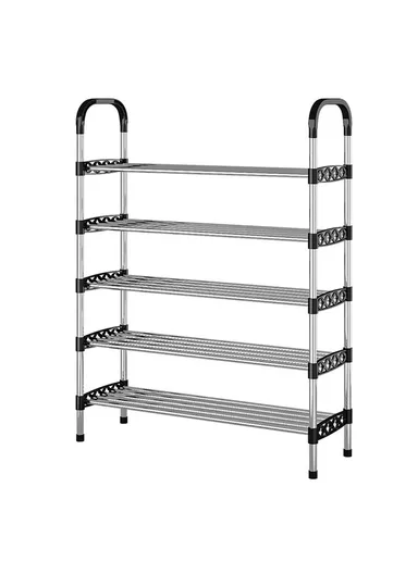 5-Tier Shoe Rack Organizer Home Entryway Space-Saving Shoes Storage Shelf