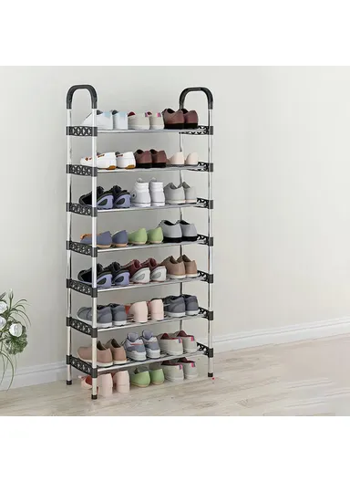 7-Tier Shoe Rack Organizer Home Entryway Space-Saving Shoes Storage Shelf