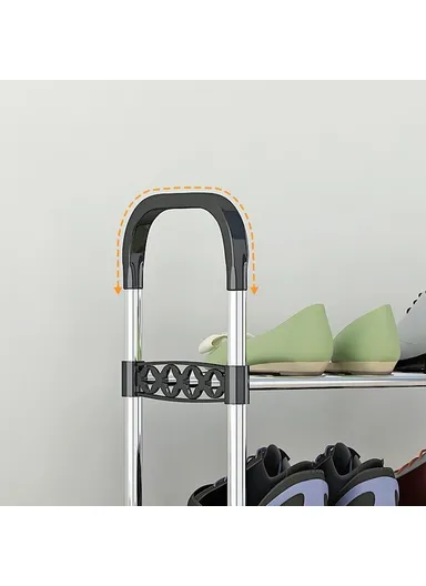  4-Tier Shoe Rack Organizer Home Entryway Space-Saving Shoes Storage Shelf