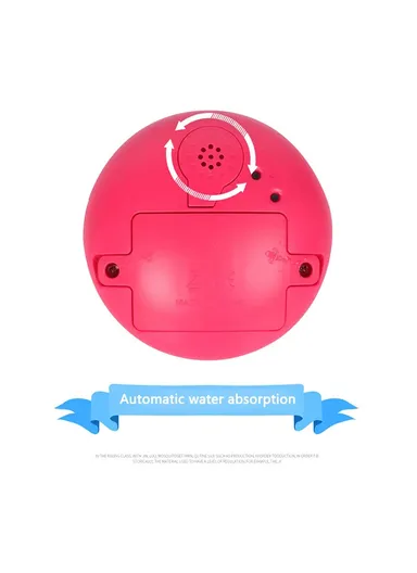 Electric Induction Children Spray Ball Water Light Music Baby Bath Toy - White Whale