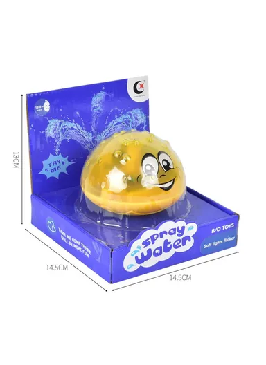 Electric Induction Children Spray Ball Water Light Music Baby Bath Toy - White Whale