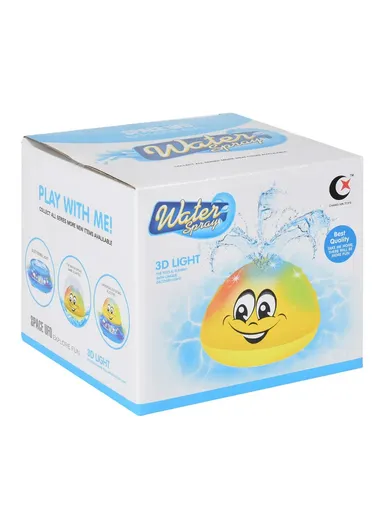 Electric Induction Children Spray Ball Water Light Music Baby Bath Toy - White Whale