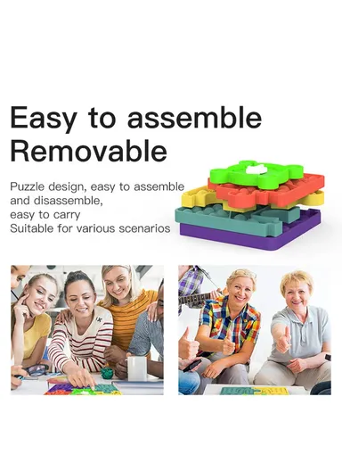 Pop it Game Chess Board Push Bubble Fidget Sensory Stress Relief Educational Toy - Colorful