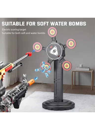 Electric Scoring Target 360 Degree Rotating Target Toy with Sound Effect MH3585A 
