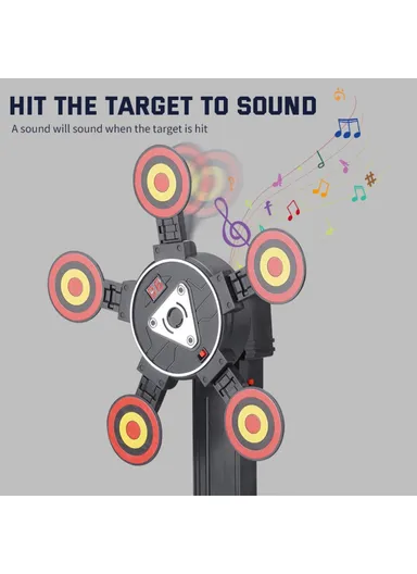 Electric Scoring Target 360 Degree Rotating Target Toy with Sound Effect MH3585A 
