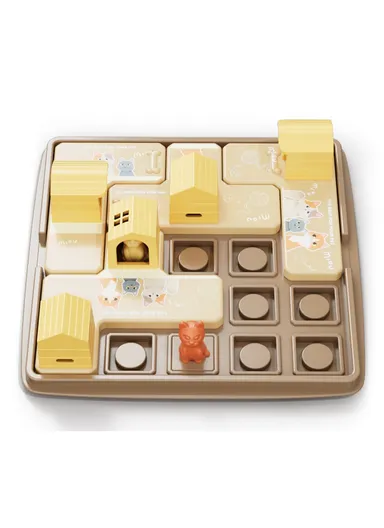 Cartoon Puzzle Assembly Board Game Children Educational Toy KJ115 - Cat