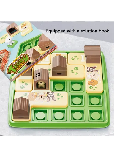 Cartoon Puzzle Assembly Board Game Children Educational Toy KJ115 - Cat