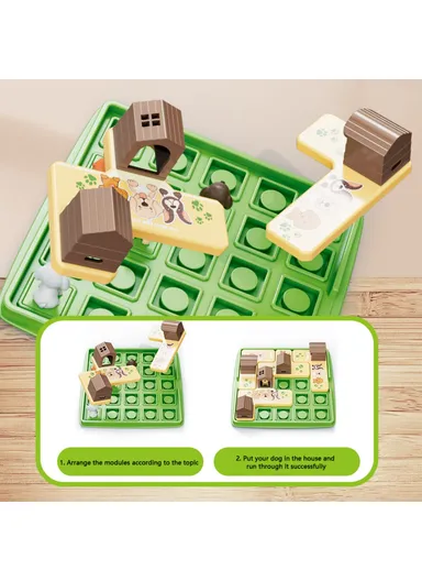 Cartoon Puzzle Assembly Board Game Children Educational Toy KJ115 - Cat