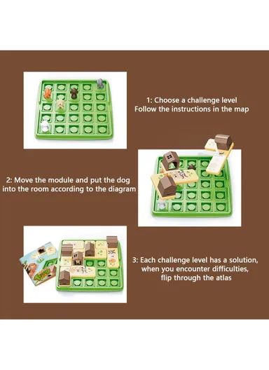 Cartoon Puzzle Assembly Board Game Children Educational Toy KJ115 - Dog