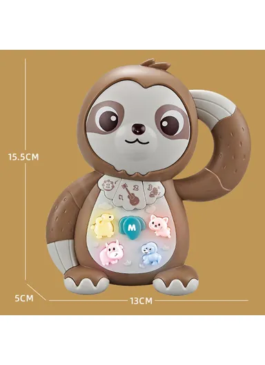 Kids Music Toys Toddler Electric Toys Children Girls Boys Birthday Gifts - Sloth 