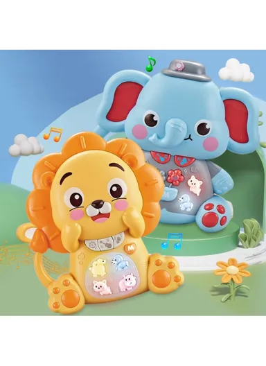 Kids Music Toys Toddler Electric Toys Children Girls Boys Birthday Gifts - Lion