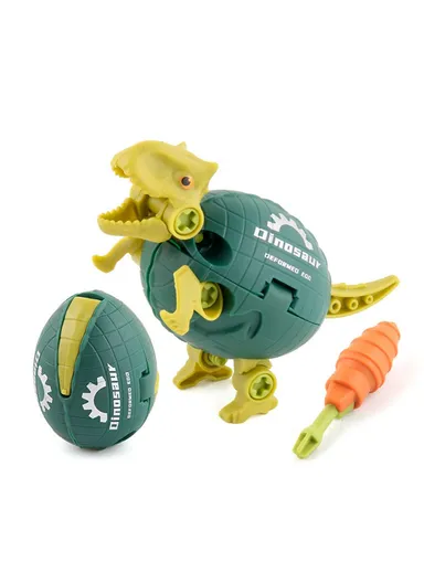Kids DIY Screwing Assemble Deformation Dinosaur Egg Model Toy Creative Educational Toy JJ878 - Torosaurus
