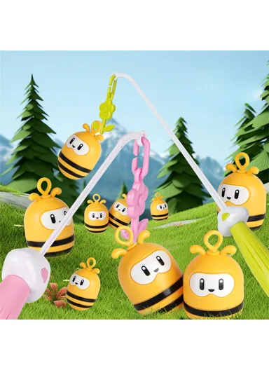 Children's Bee Tumbler Fishing Set Parent Child Interactive Game, Puzzle and Early Education JX9801A