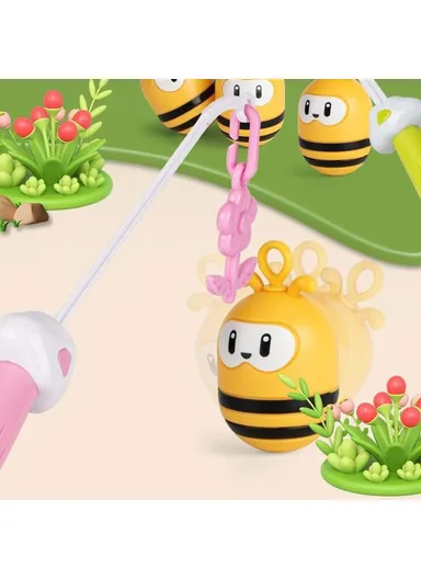 Children's Bee Tumbler Fishing Set Parent Child Interactive Game, Puzzle and Early Education JX9801A