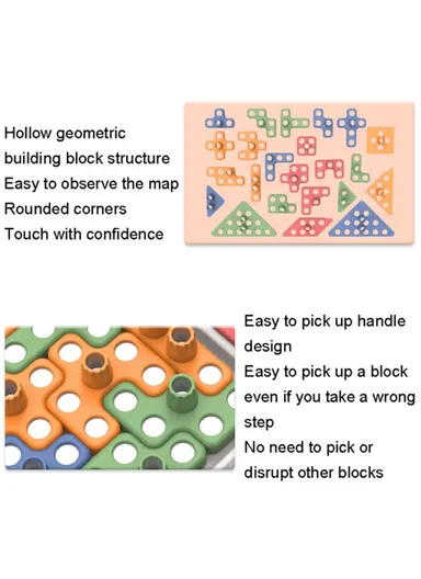 Building Blocks Assembly Game Educational Puzzle Toy for Kids 