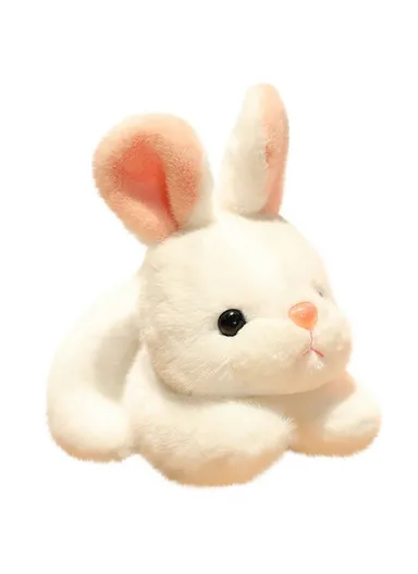 Grovel Rabbit Plush Toy Stuffed Doll for Claw Machines - Random Color